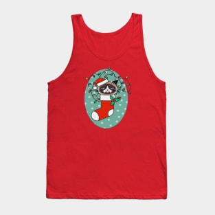 Meowy Christmas Shirt, Christmas Cat Shirt, Merry Christmas, Cat Lover Shirt, Christmas Gift, Christmas Gift For Cat Mom Gifts For Cat Lover Tank Top